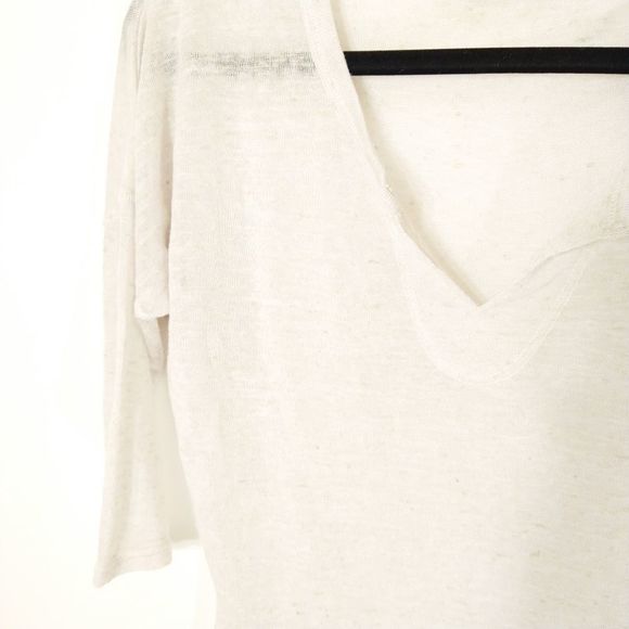 Cyrus Woman's Chic Girly Flowy White Shirt XS - Picture 2 of 6